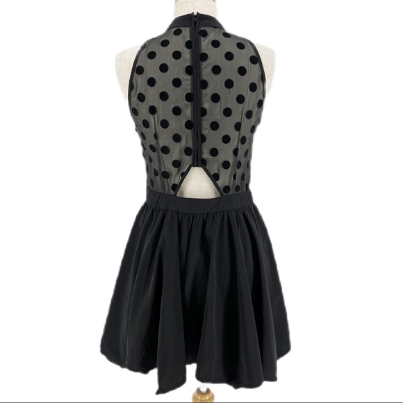 Camilla & Marc | Black Polka Dot Mini Dress - Picture 7 of 16